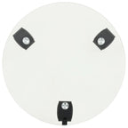 Vidaxl plantenrollers 4 st rond 28 cm gehard glas