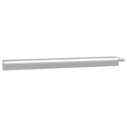 Vidaxl zwembadwaterval met led-verlichting 110 cm roestvrij staal