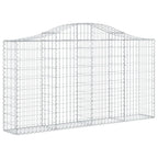 VidaXL Schanskorven 7 st gewelfd 200x30x100 120 cm ijzer