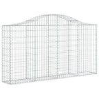 VidaXL Schanskorven 13 st gewelfd 200x30x100 120 cm ijzer