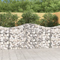 VidaXL Schanskorven 14 st gewelfd 200x30x100 120 cm ijzer