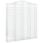 VidaXL Schanskorven 5 st gewelfd 200x30x220 240 cm ijzer