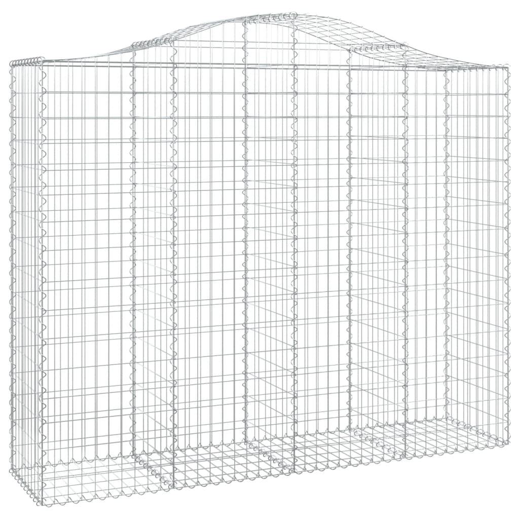 VidaXL Schanskorven 3 st gewelfd 200x50x160 180 cm ijzer
