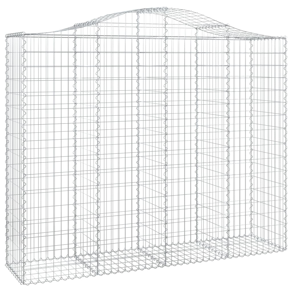 VidaXL Schanskorven 5 st gewelfd 200x50x160 180 cm ijzer