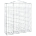 VidaXL Schanskorven 3 st gewelfd 200x50x220 240 cm ijzer