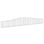 VidaXL Schanskorven 3 st gewelfd 400x30x40 60 cm ijzer