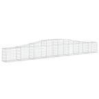 VidaXL Schanskorven 4 st gewelfd 400x30x40 60 cm ijzer