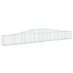 VidaXL Schanskorven 8 st gewelfd 400x30x40 60 cm ijzer