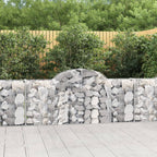 VidaXL Schanskorven 15 st gewelfd 200x30x80 100 cm ijzer