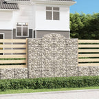 VidaXL Schanskorven 9 st gewelfd 200x30x180 200 cm ijzer