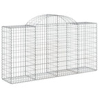 VidaXL Schanskorven 13 st gewelfd 200x50x100 120 cm ijzer