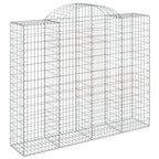 VidaXL Schanskorven 6 st gewelfd 200x50x160 180 cm ijzer
