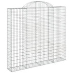 VidaXL Schanskorven 9 st gewelfd 200x50x180 200 cm ijzer