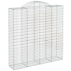 VidaXL Schanskorven 6 st gewelfd 200x50x200 220 cm ijzer
