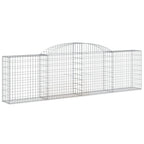 VidaXL Schanskorven 11 st gewelfd 300x30x80 100 cm ijzer