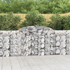 VidaXL Schanskorven 3 st gewelfd 300x30x100 120 cm ijzer