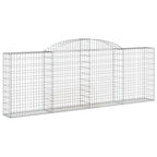 VidaXL Schanskorven 5 st gewelfd 300x30x100 120 cm ijzer
