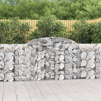 VidaXL Schanskorven 5 st gewelfd 300x30x100 120 cm ijzer