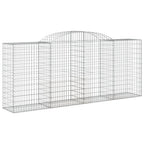 VidaXL Schanskorven 7 st gewelfd 300x50x120 140 cm ijzer