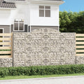 VidaXL Schanskorven 5 st gewelfd 300x50x180 200 cm ijzer