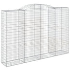 VidaXL Schanskorven 5 st gewelfd 300x50x200 220 cm ijzer