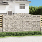 VidaXL Schanskorven 3 st gewelfd 400x30x200 220 cm ijzer