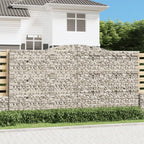 VidaXL Schanskorven 4 st gewelfd 400x30x200 220 cm ijzer