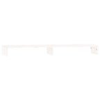 Vidaxl monitorstandaard 100x27x10 cm massief grenenhout wit