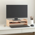 Vidaxl monitorstandaard 50x27x15 cm massief grenenhout