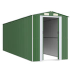 VidaXL Tuinschuur 192x606x223 cm gegalvaniseerd staal groen