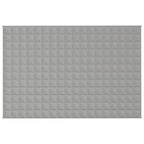 Vidaxl verzwaringsdeken 120x180 cm 5 kg stof grijs
