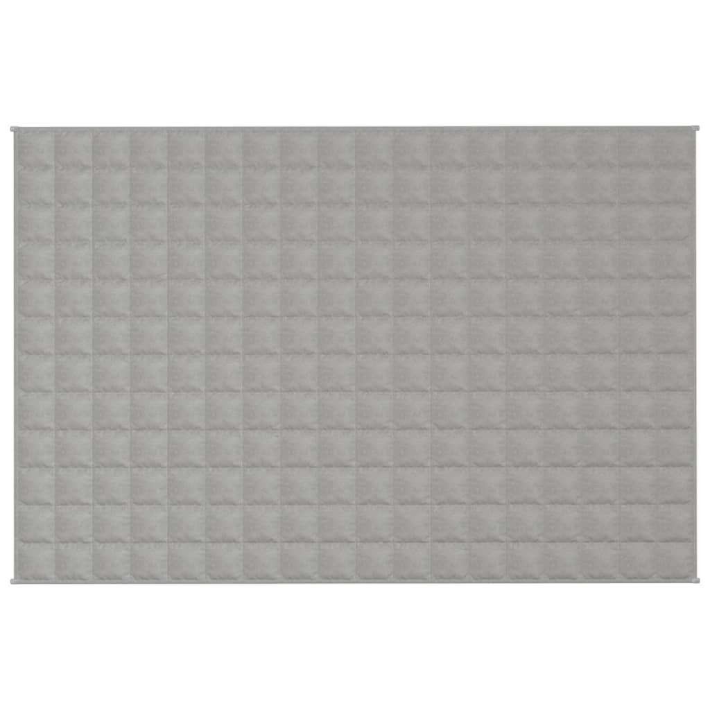 Vidaxl verzwaringsdeken 120x180 cm 9 kg stof grijs