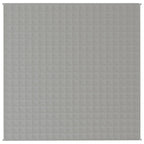 Vidaxl verzwaringsdeken 200x200 cm 13 kg stof grijs