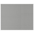 Vidaxl verzwaringsdeken 235x290 cm 11 kg stof grijs