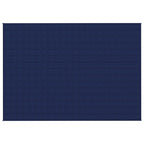 Vidaxl verzwaringsdeken 155x220 cm 11 kg stof blauw