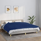 Vidaxl verzwaringsdeken 155x220 cm 11 kg stof blauw