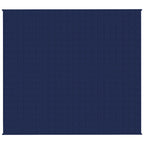 Vidaxl verzwaringsdeken 200x225 cm 9 kg stof blauw