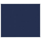 Vidaxl verzwaringsdeken 220x260 cm 15 kg stof blauw