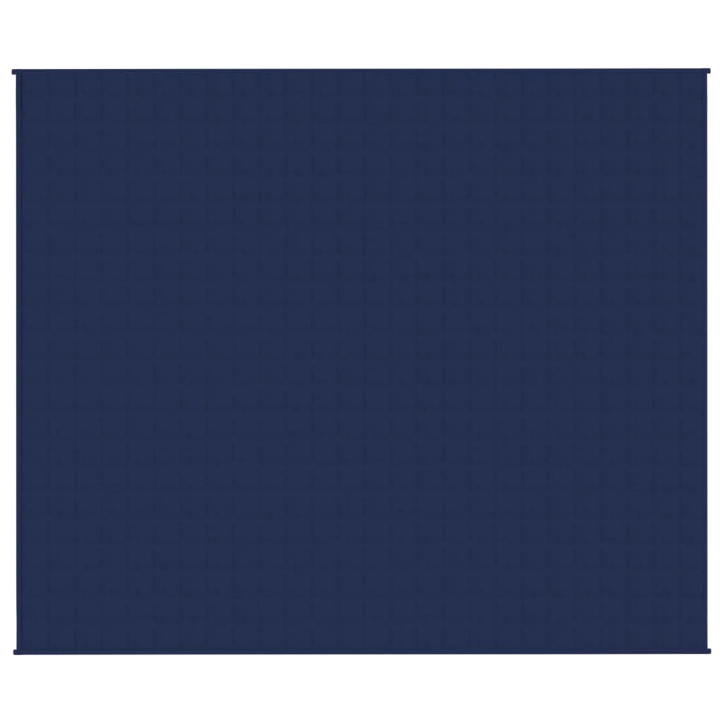 Vidaxl verzwaringsdeken 220x260 cm 15 kg stof blauw