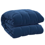 Vidaxl verzwaringsdeken 200x225 cm 9 kg stof blauw
