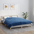 Vidaxl verzwaringsdeken 200x225 cm 9 kg stof blauw