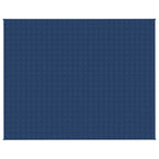 Vidaxl verzwaringsdeken 235x290 cm 15 kg stof blauw