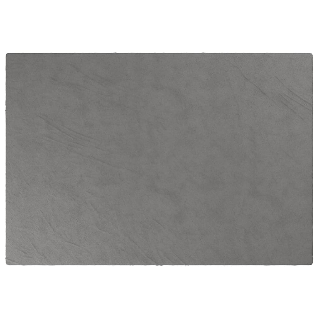 Vidaxl verzwaringsdeken met hoes 138x200 cm 10 kg stof grijs