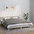 Vidaxl verzwaringsdeken met hoes 155x220 cm 7 kg stof grijs