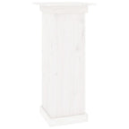 Vidaxl bloemenstandaard 40x40x90 cm massief grenenhout wit