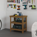Vidaxl werkbank 78,5x50x80 cm massief grenenhout honingbruin
