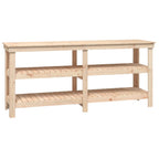 Vidaxl werkbank 181x50x80 cm massief grenenhout