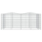 VidaXL Schanskorf gewelfd verhoogd 200x100x100 cm gegalvaniseerd ijzer