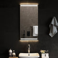 Vidaxl badkamerspiegel led 40x80 cm