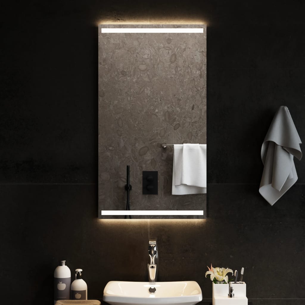 Vidaxl badkamerspiegel led 50x90 cm